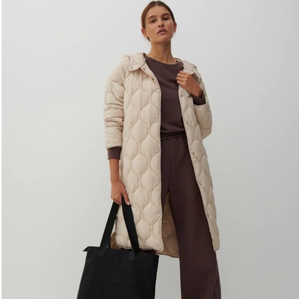 Reserved Quilted Coat Size Small